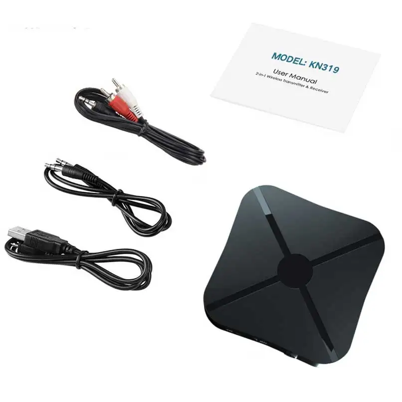 2 в 1 беспроводной Bluetooth 4 аудио приемник передатчик для ТВ 3 5 мм AUX адаптер