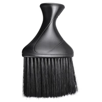 black neck face duster brush salon barber beard brush hair clean hairbrush cleaning cutting styling for salon personal use