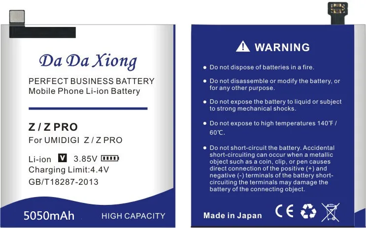 Аккумулятор Da Xiong 5050 мАч для UMI Z аккумулятор Pro Umidigi сотовый телефон|battery for umi|battery