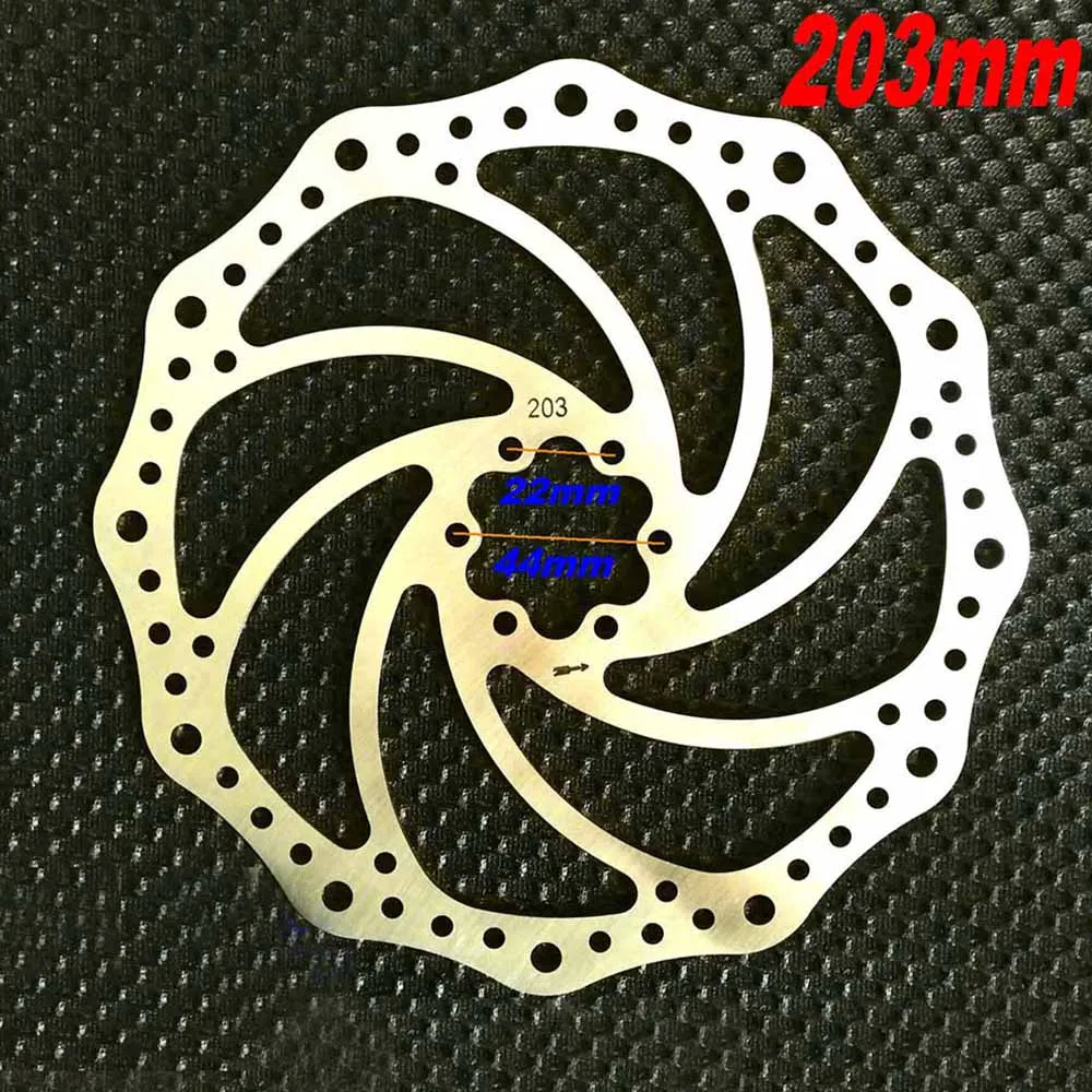 

203mm/180mm/160mm/140mm R6 Rotor Disc Brake with 6 Bolts For MTB Mountain Road Cruiser Bike Bicycle Parts