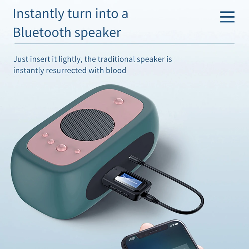 2 в 1 USB Bluetooth 5 0 передатчик приемник 3 мм разъем AUX аудио ключ беспроводной адаптер с
