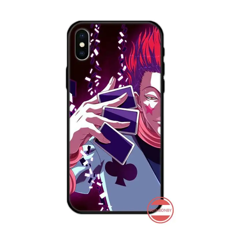 

Hisoka Hunter x Anime Anime painting Phone Case for iPhone 11 12 pro XS MAX 8 7 6 6S Plus X 5S SE 2020 XR