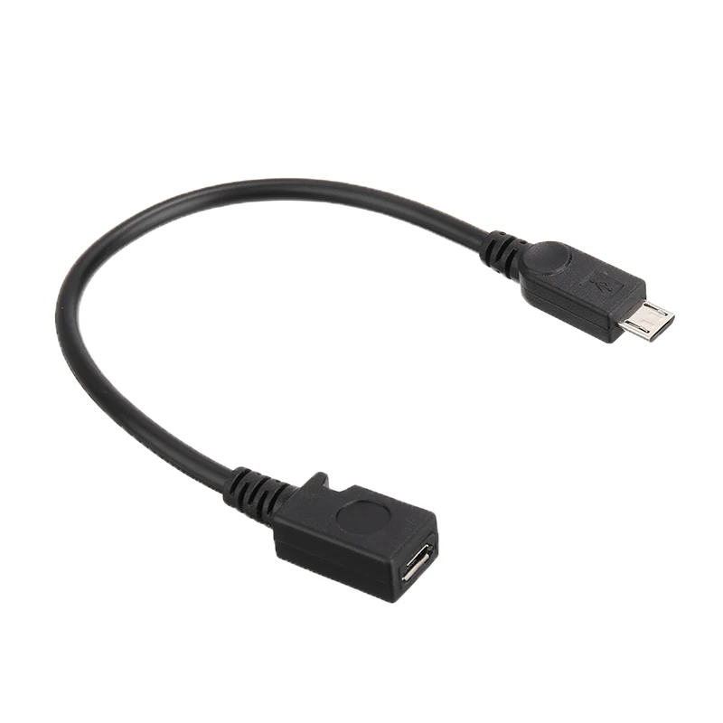 1 шт. переносные Micro USB 2 0 удлинительные кабели черного типа B для мужчин и женщин M/F