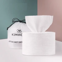 1 roll of disposable face towel non woven tissue wipes cotton pads facial cleansing make up remover