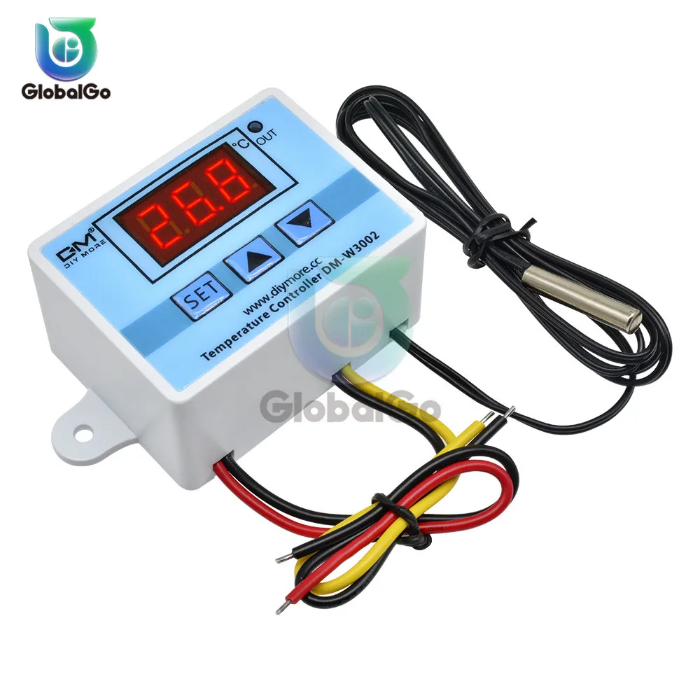 XH W3002 AC 110 V 220 DC 24 12 Led Цифровой терморегулятор Термостат Температура Управление