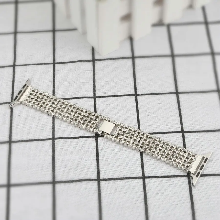 Для Apple Watch ремешок 38 мм 42 из нержавеющей стали металлический сменный Браслет