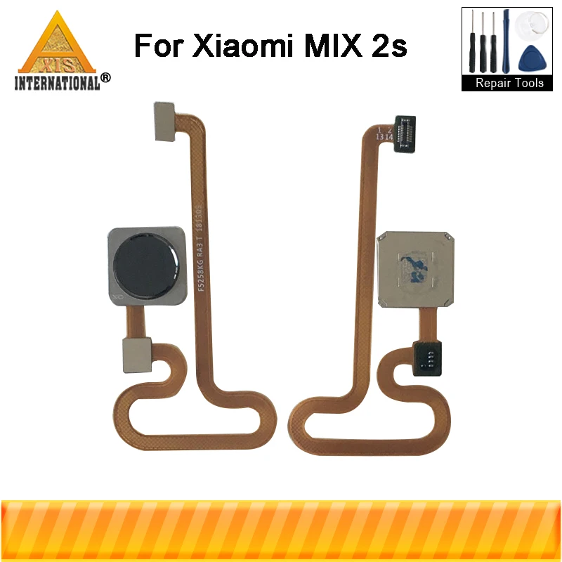 Оригинальный Axisinternational для Xiaomi MIX 2S Mi Mix сканер отпечатков пальцев гибкий кабель MI датчик пальцев|Шлейфы