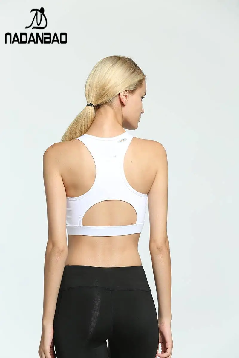 

NADANBAO 2020 Women Fitness Yoga Bra Top Running Workout Bra Underwear Athletic Vest Sports Breathable