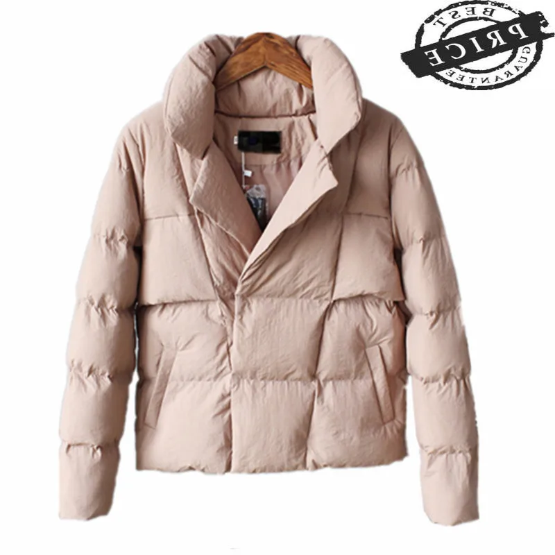 

2021 Winter Coat Female Fashion Clothing Women's Early Spring Jacket Down Cotton Jackets Office Ladies Short Coats LWL223