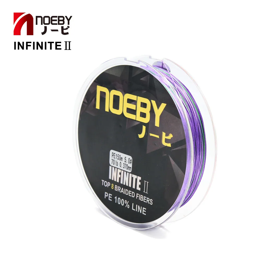 NOEBY INFINITE Fishing PE 8 плетеная леска цветная проволока II различные размеры