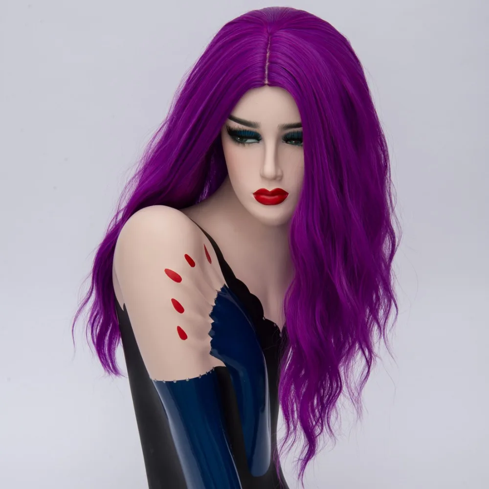 MSI Wigs длинные волнистые оранжевые парики Косплей блонд синтетический парик для белых женщин высокая температура волокна волос
