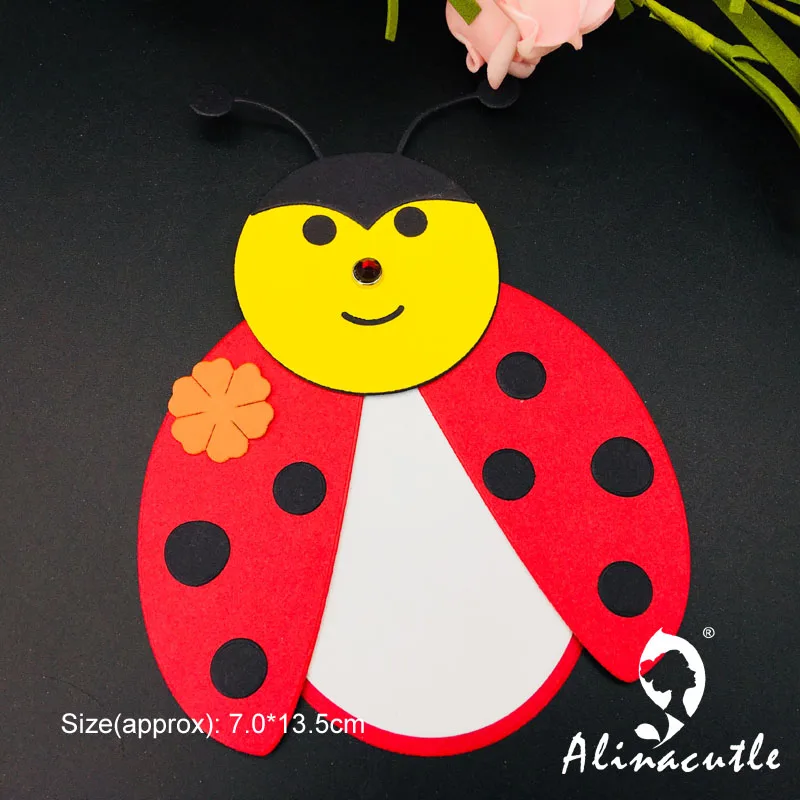 Штамп для резки металла бирка божьей коровки скрапбукинг бумажные изделия