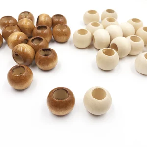 50 шт., деревянные бусины, 15 х20 мм