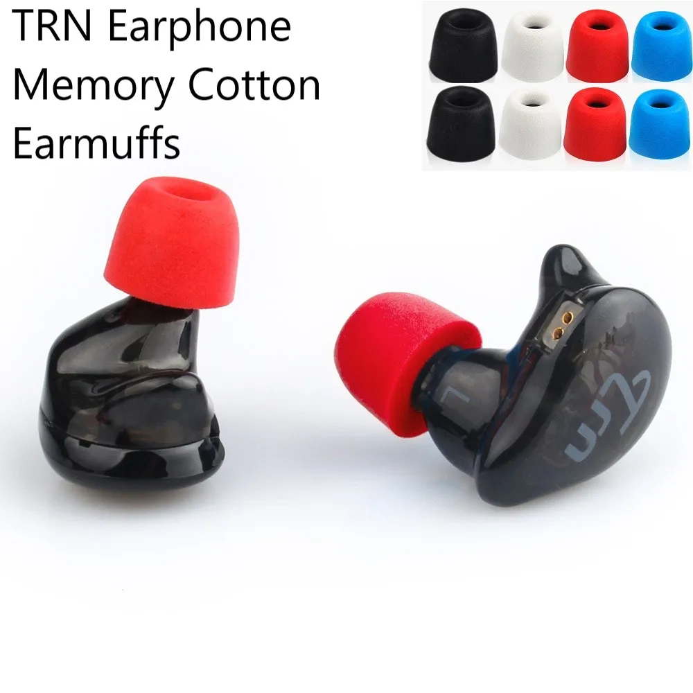 Мягкие 1 пара TRN наушники памяти хлопковые хронические отскок беруши PU губка V80 V20