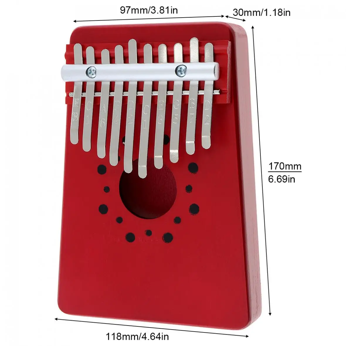 Slade 10 клавишная мини клавиатура Kalimba Pine Thumb Piano Mbira с наклейкой на тон|Пианино| |