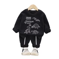 spring autumn baby casual clothes new children boys girls cartoon t shirt pants 2pcssets kids infant costume toddler tracksuit