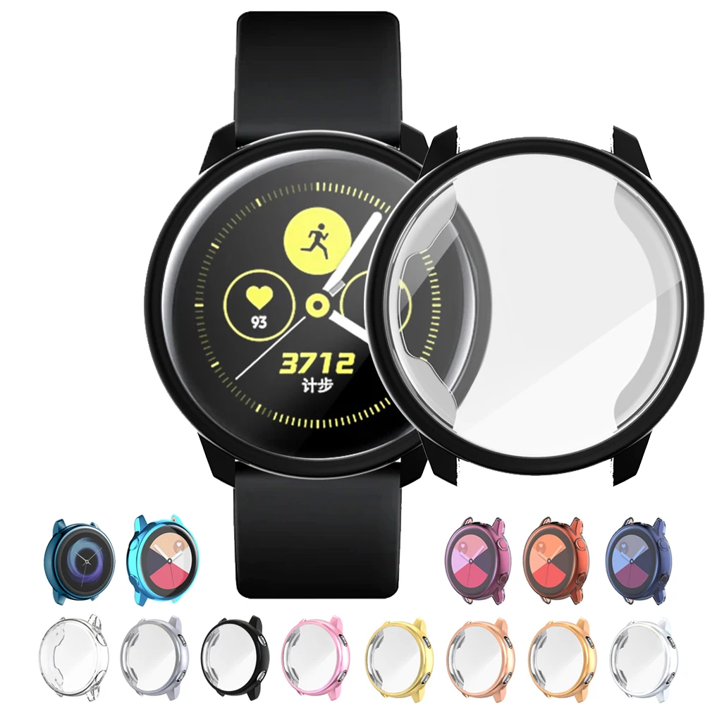 Чехол sansung watch active2 для samsung galaxy active 2 44 мм 40 Защитная пленка экрана с полным