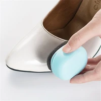 mini sponge shoes brush portable travel mini shoe cleaner rubbing candy color household cleaning tools drop shipping