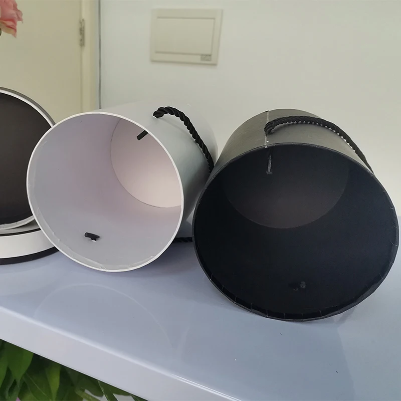 Коробка для искусственная Цветочная композиция круглые подарочные подставки с