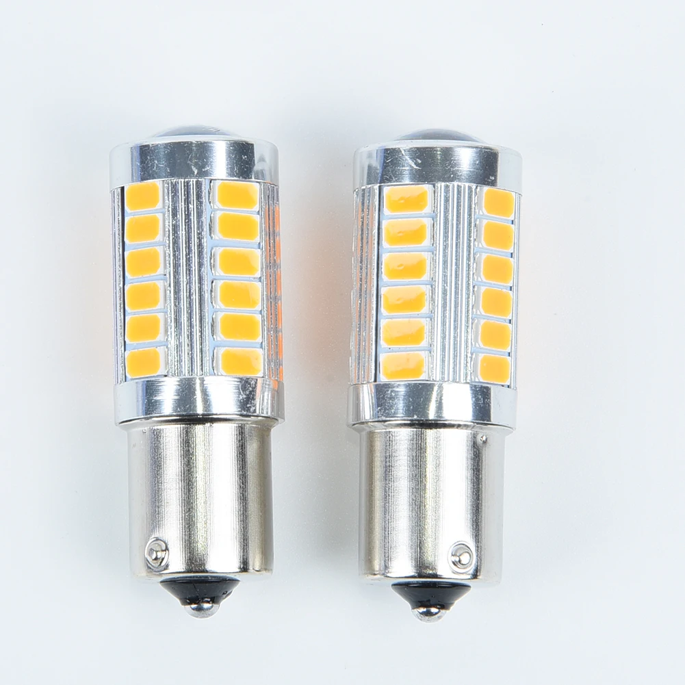 

Set Reverse Light Daytime Running Bulbs Replacement Car Auto 1156 BAU15S PY21W