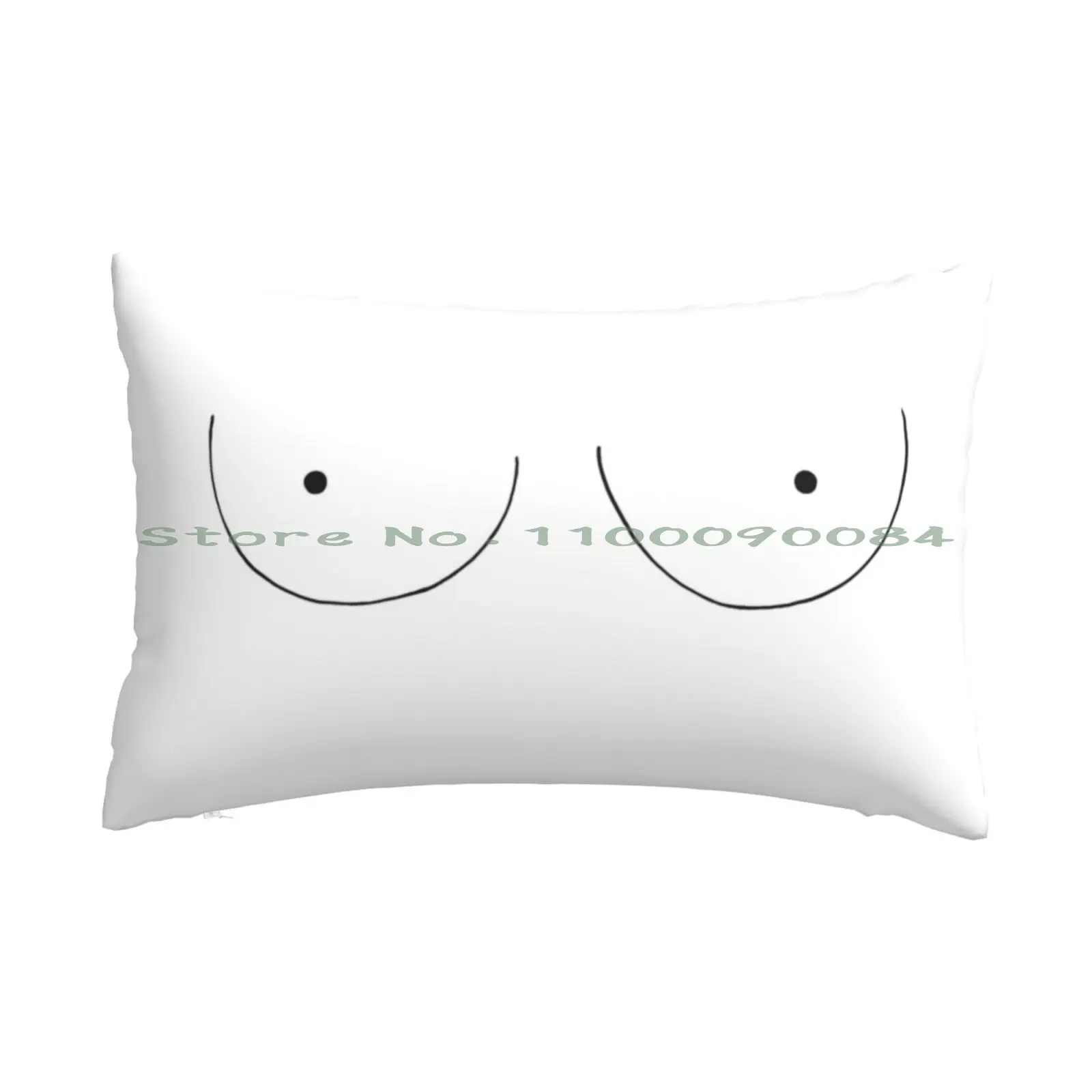 

Наволочка для подушки с Грудь 20x30 50*75, наволочка для дивана, спальни, для феминизма, Mrs Artsey22, черно-белая Минималистичная длинная прямоугольна...