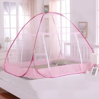 portable mosquito bedding net anti mosquito curtain for single double bed summer folding bedding curtain solid adults bed tent