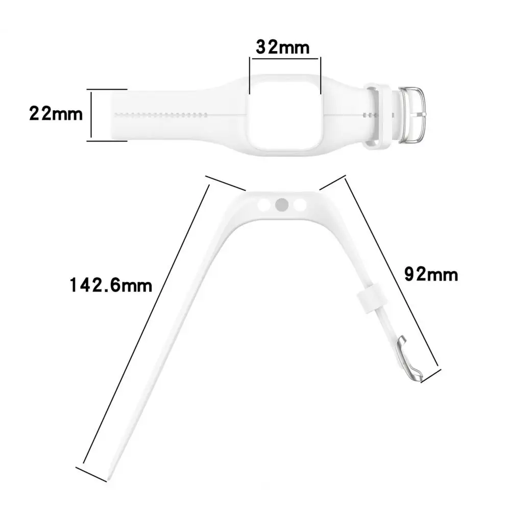 

Watchband Replacement Comfortable Silicone Adjustable Smart Watch Band Strap for Polar A300