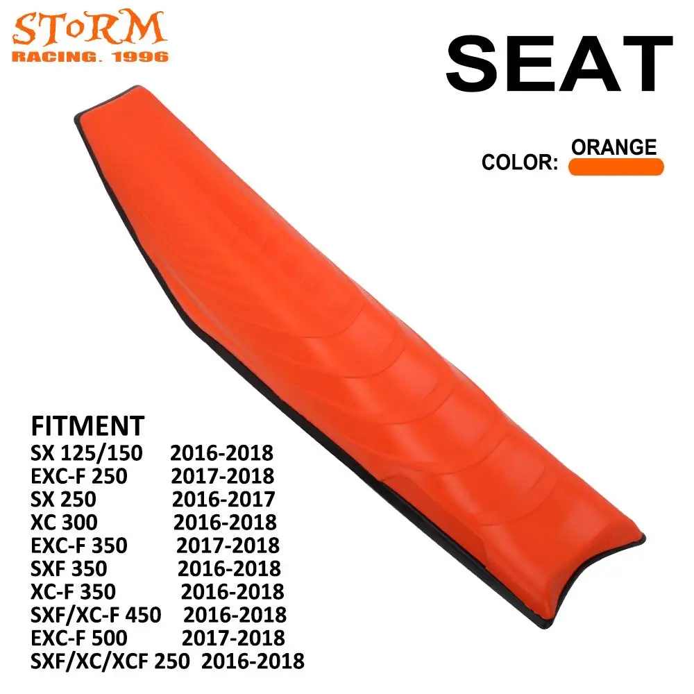 

Сиденье из пеноматериала для гоночного мотоцикла оранжевая подушка для KTM SX SXF XC XCF EXC-F 125 250 300 350 450 500 SX125 SX150 SX250 SX-F250