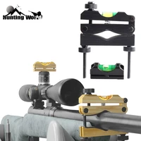 tactical front rear adjustable riflescope reticle leveling system bubble level tool for hunting rifle scope shooting equipment