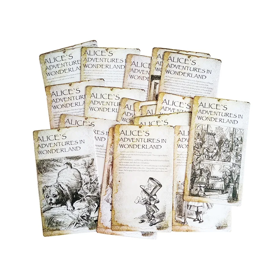 20 шт./лот Новый Винтажный стиль Алиса приключения в Стране Чудес Набор почтовых