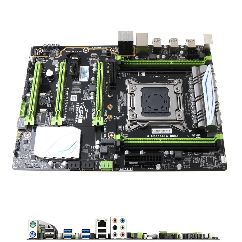 

X79-P3 QUAD Channel Deluxe X79 motherboard ATX USB3.0 SATA3.0 LGA 2011 Gaming motherboard Support mainboard 128GB DDR3 REG ECC