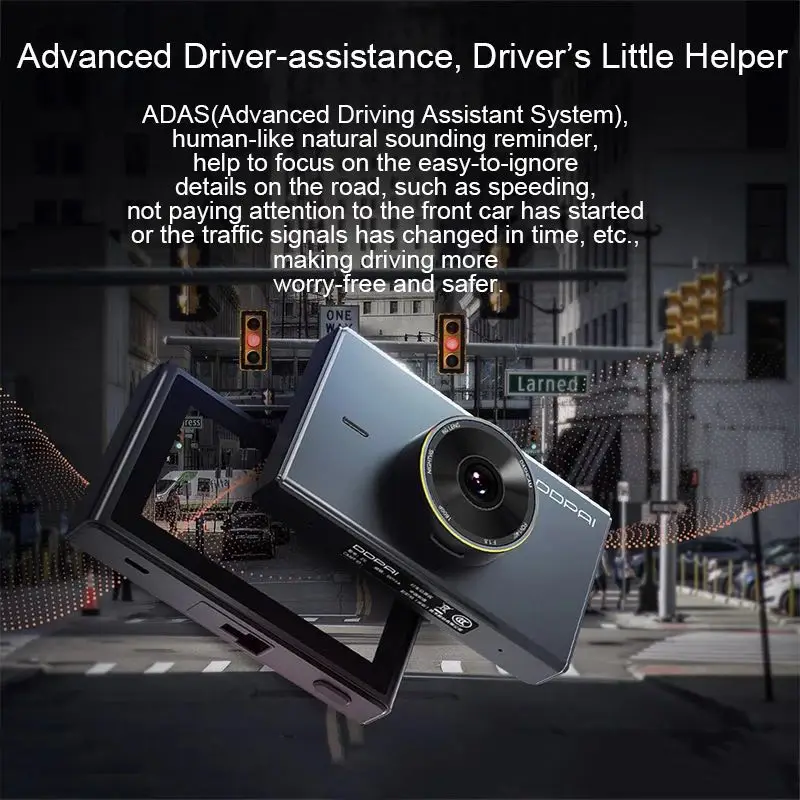 Автомобильный видеорегистратор DDPai Mola Z5 оригинальный HD ADAS экран 3 дюйма IPS