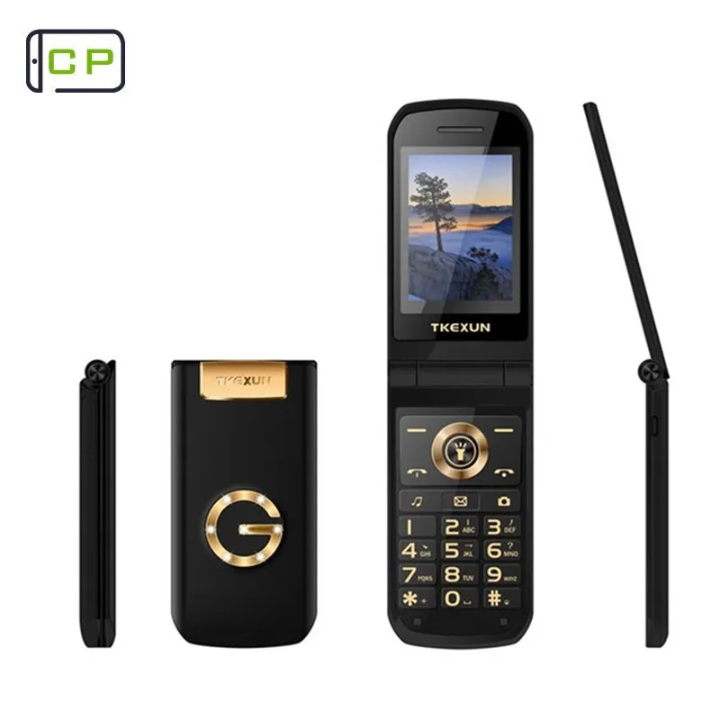TKEXUN G9000 женский флип телефон с камерой 2 4 дюймовый сенсорный экран Две Sim карты
