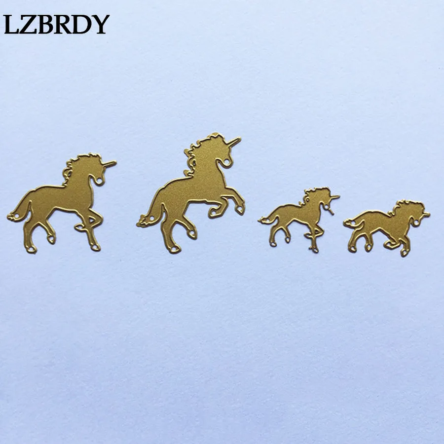 1 упаковка винтажные штампы с тиснением в виде единорога вырубки животных для