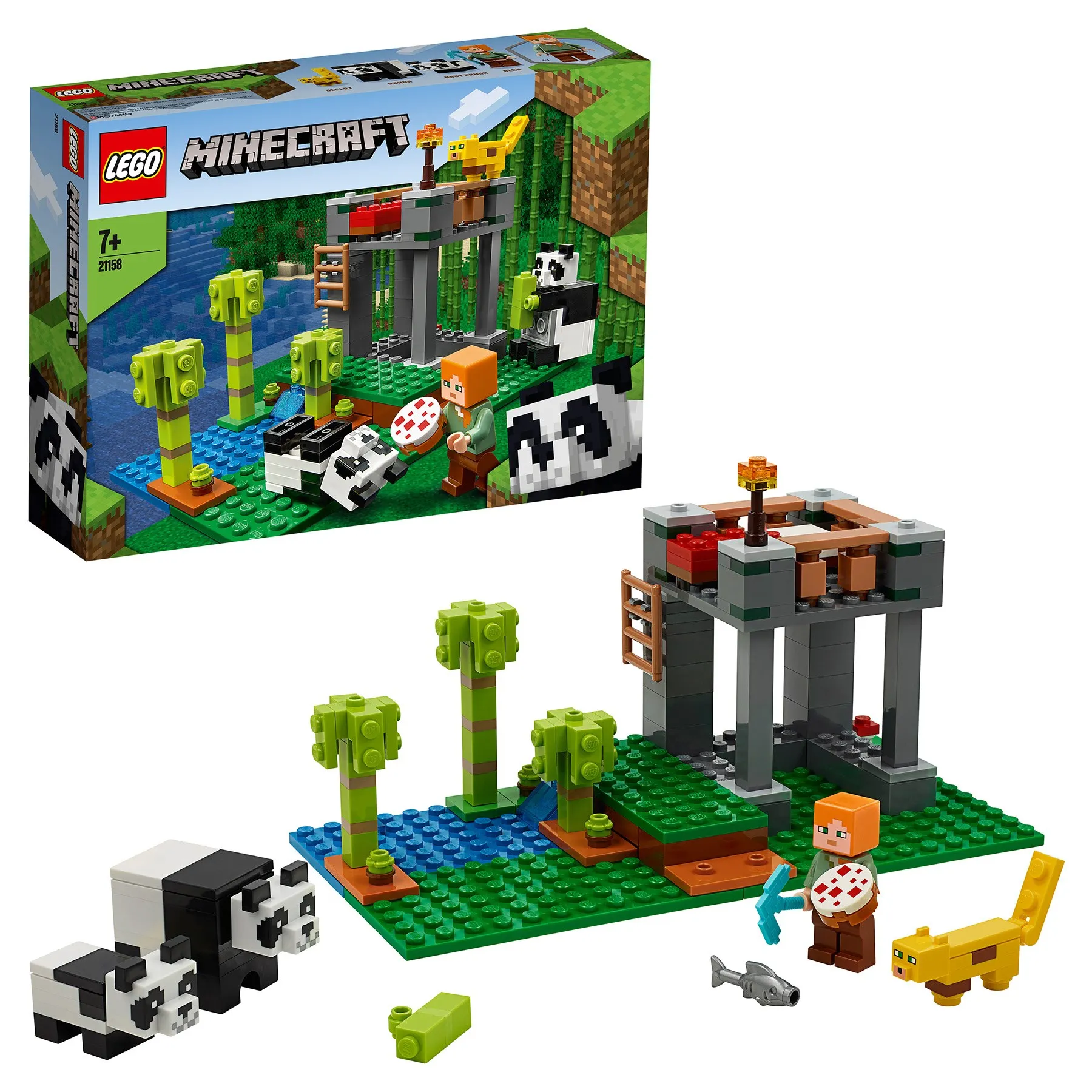Конструктор LEGO Minecraft 21158 Питомник панд|Блочные конструкторы| |