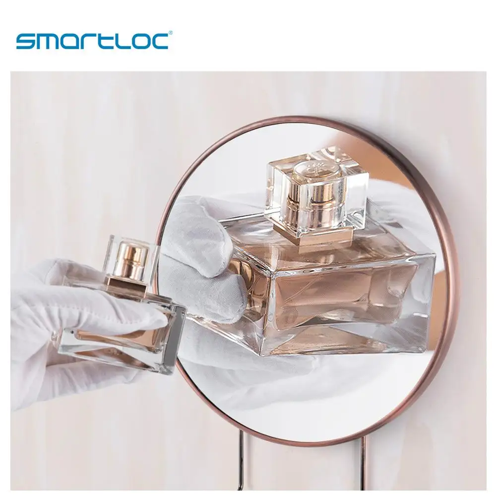 Многофункциональное увеличительное зеркало smartloc 5X стойка для бритья бронзовое