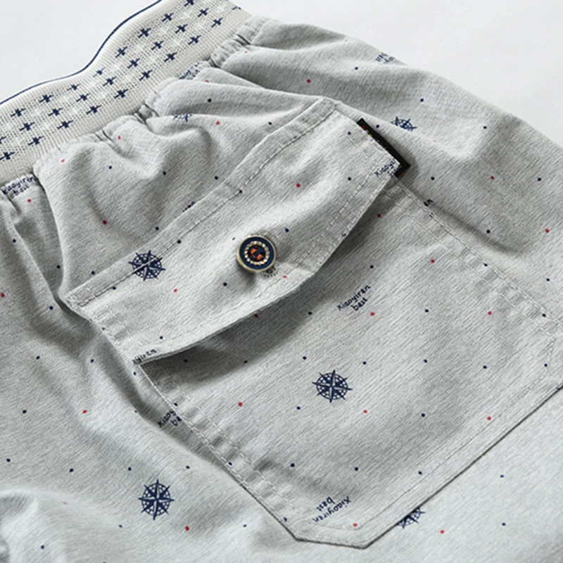 

Men's Summer Shorts Casual Shorts Pants Men Loose Style Board Shorts Floral Printed Male Short Pants Sport Fitness Gym Pants