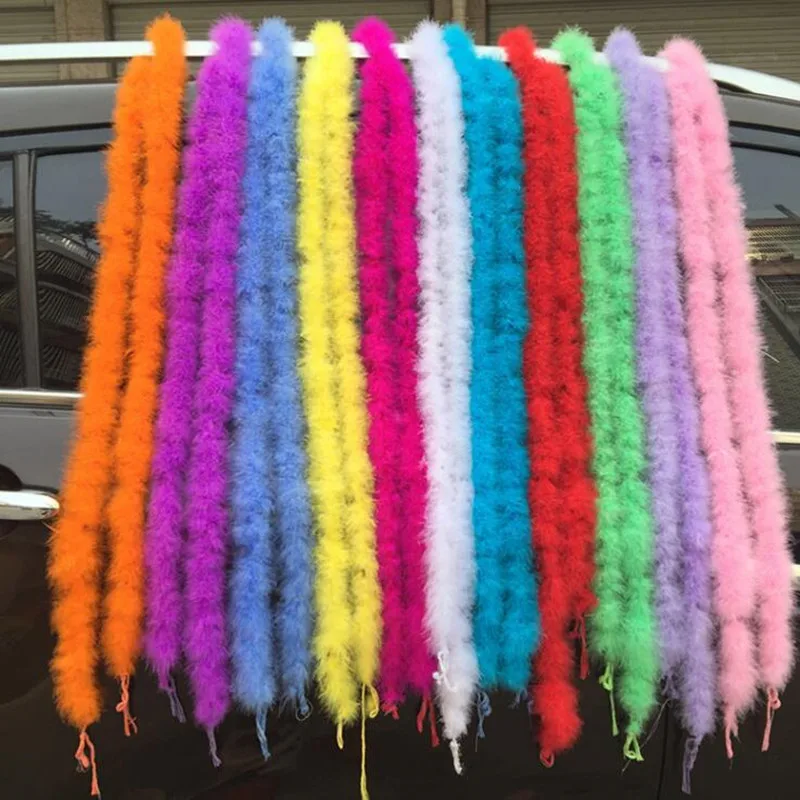 1 шт. Новый Красочный 2М Боа Из Перьев Марабу для боа женщин и девушек нарядное