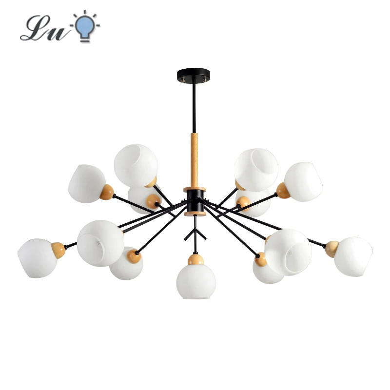 Современная светодиодная Подвесная лампа в скандинавском стиле простой