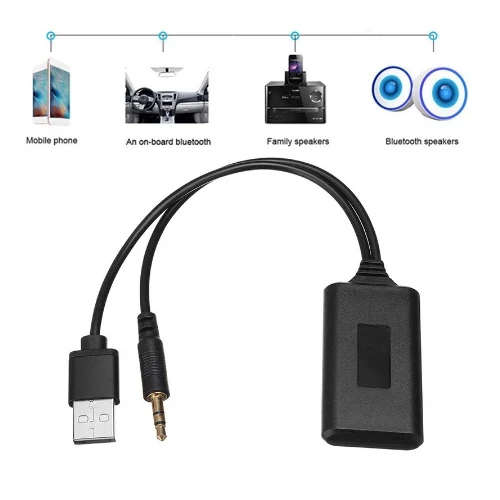 Новый автомобильный 12-контактный модуль Bluetooth 3 5 мм беспроводной радиоприемник AUX