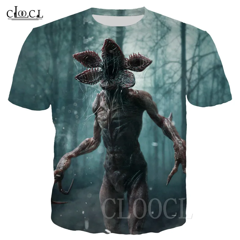 Новые странные вещи Demogorgon футболки толстовки Мужские Женские 3D принт хип хоп