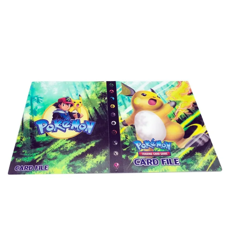 

240Pcs Holder Album Toys Collections Pokemones Cards Album Book Top Loaded List Toys Gift for Children