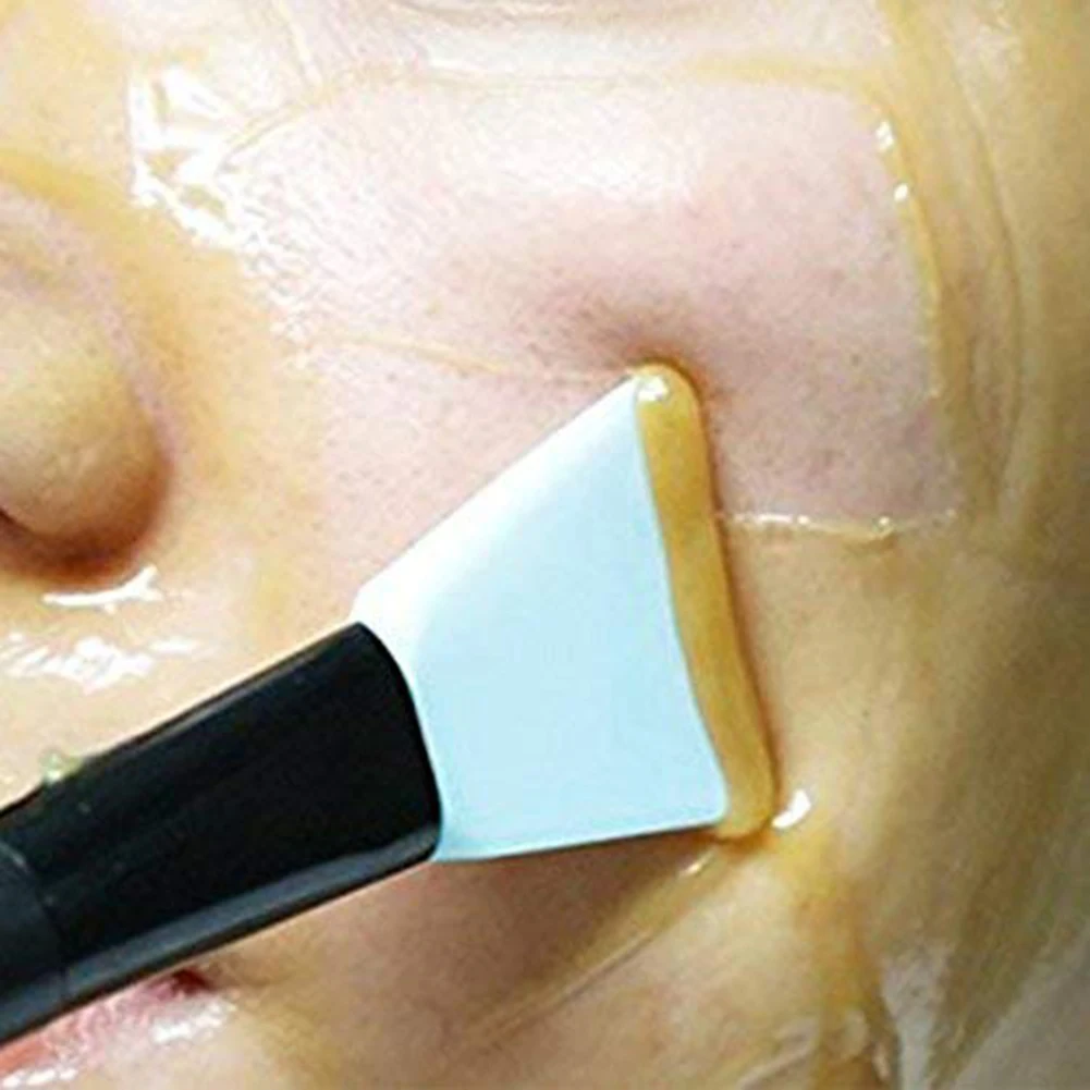 Плоская силиконовая грязевая маска для лица щетка перемешивания уход за кожей