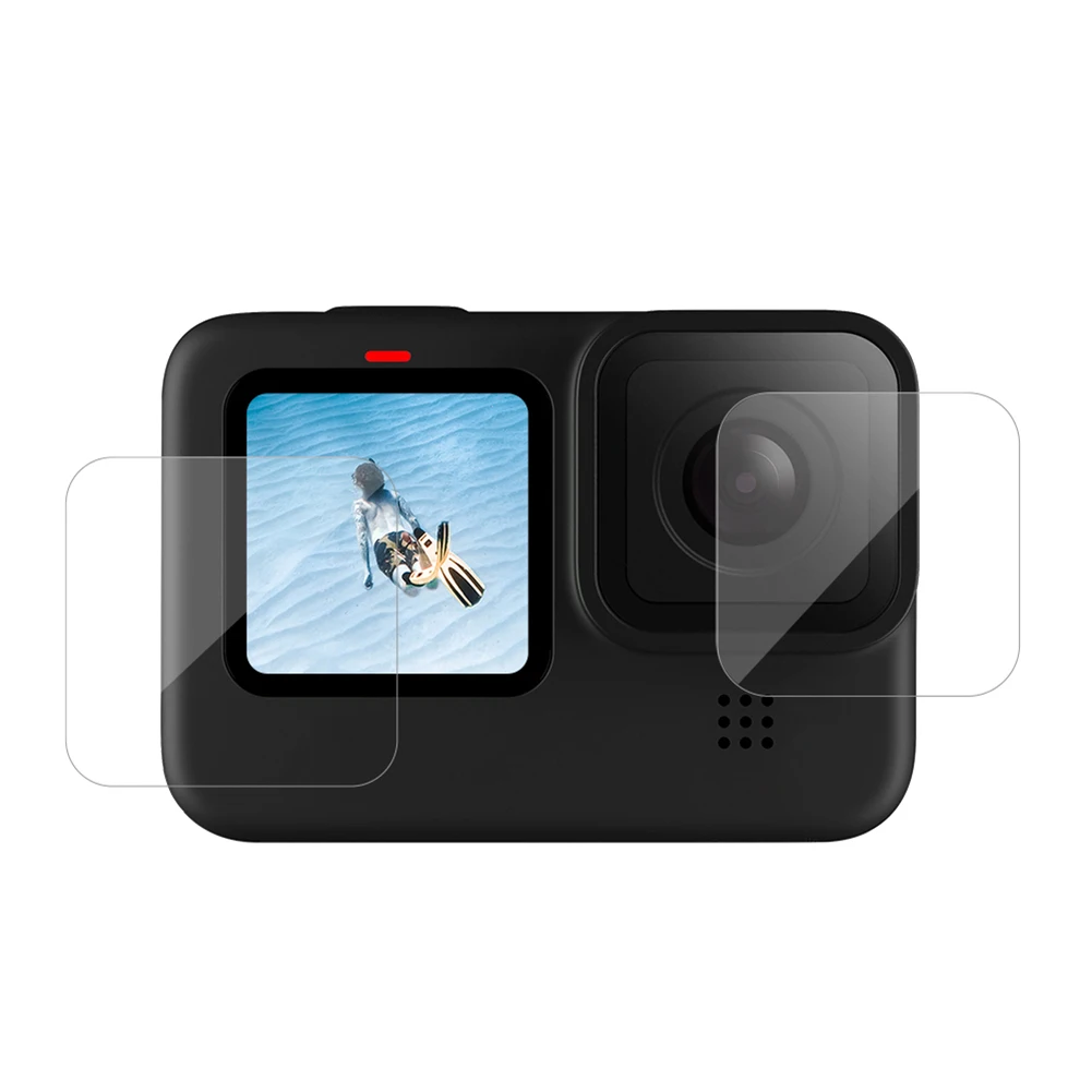 

Tempered Glass Display Screen Film for Gopro Hero 9 Lens Protective Guard Cover Lens Screen Protector Protective Film