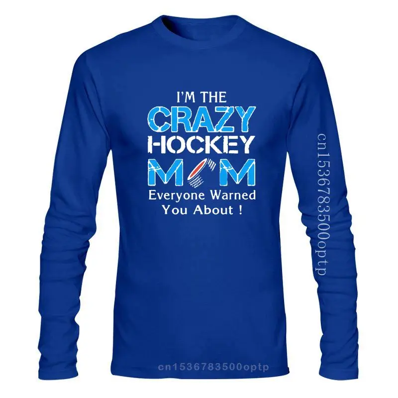 

Crazy Hockey Mom Funny Joke Mothers Day Gift Black T Shirt