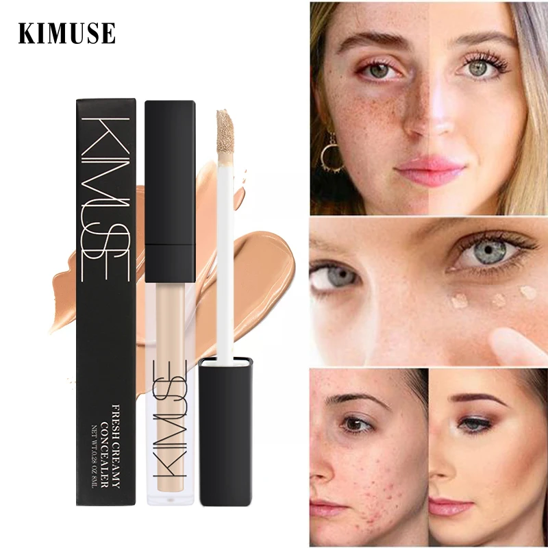Крем консилер для лица KIMUSE идеально закрывает поры темные круги осветляет жидкий