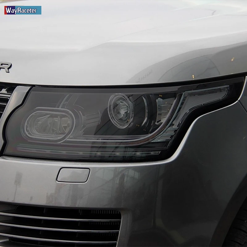 2 Pcs Car Headlight Protective Film Restoration Transparent Black TPU Sticker For Range Rover Vogue L405 2013-2020 Accessories 2 Pcs Car Headlight Protective Film Restoration Transparent Black TPU Sticker For Range Rover Vogue L405 2013-2020 Accessories