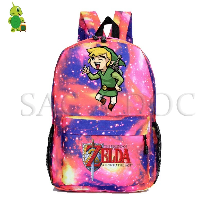 13 Легенда о Зельде игровой рюкзак для Galaxy Link Majora's Mask школьные сумки для подростков девочек мальчиков путешествия рюкзак Детский рюкзак для книг - Цвет: 13