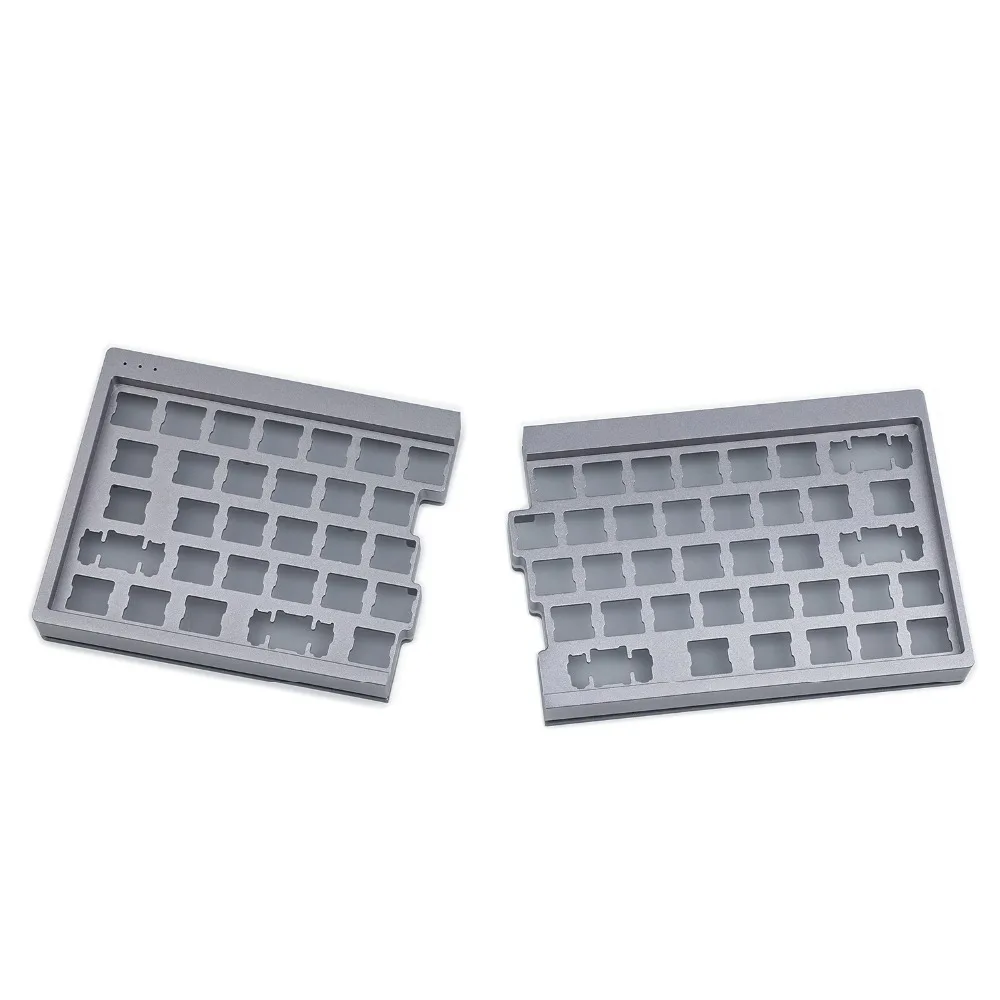 YMDK split 64 SP64 CNC Алюминиевый Чехол-пластина Горячая розетка Горячая замена PCB Underglow RGB Полностью программируемый DIY Kit