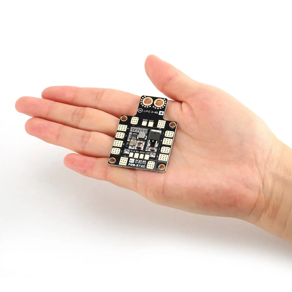 PDB XT60 Дрон Lipo 3-4S распределительная плата питания с W/ BEC 5V 2A 12V 0.5A для RC FPV